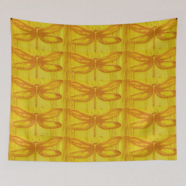 Item preview, YELLOW DRAGONFLY  designed and sold by ROSENDE ART HOUSE.
