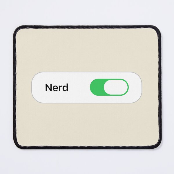 Item preview, Nerd On Toggle Switch – Funny Geek Sticker designed and sold by Koyaanisqatsian.