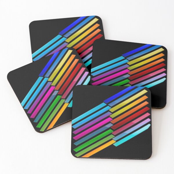 Item preview, Neon Streetwear Abstract Geometric Line Spectrum designed and sold by Nexus Space.