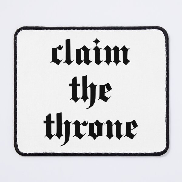 Item preview, Claim The Throne Motivation Quote designed and sold by ZenithPrints15.
