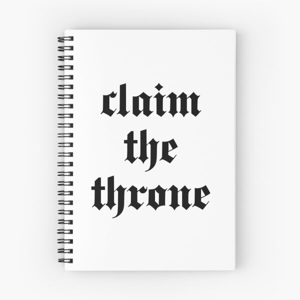 Item preview, ​Claim The Throne Motivation Quote designed and sold by ZenithPrints15.
