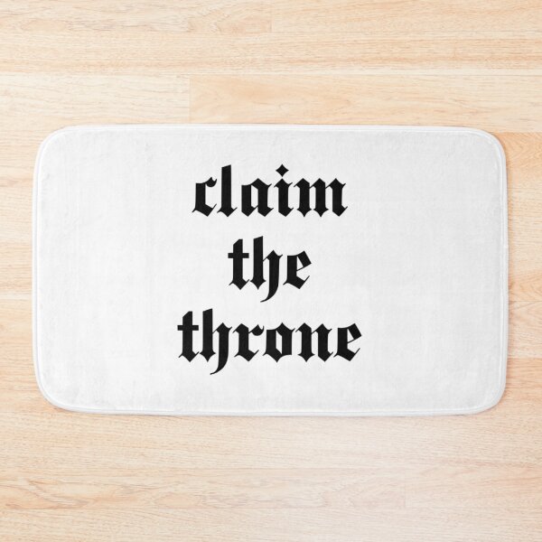 Item preview, ​Claim The Throne Motivation Quote designed and sold by ZenithPrints15.