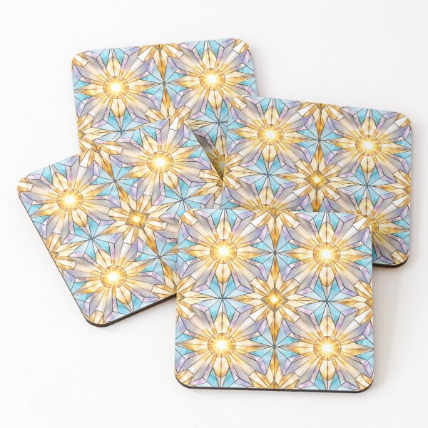 Item preview, Radiant Golden Stained Glass Sunburst designed and sold by Dresut.