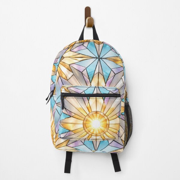 Item preview, Radiant Golden Stained Glass Sunburst designed and sold by Dresut.