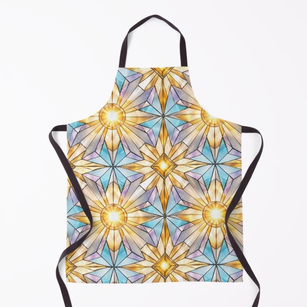 Item preview, Radiant Golden Stained Glass Sunburst designed and sold by Dresut.