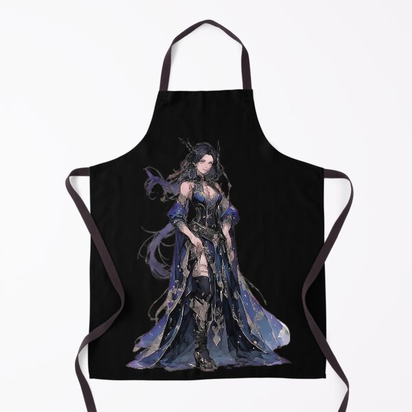 Item preview, Dark Fantasy Warrior Princess Blue Elegant Anime designed and sold by UrbanPrts.