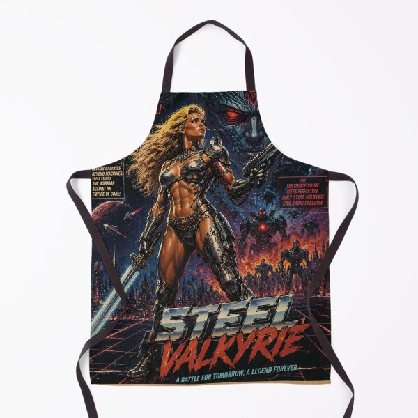 Item preview, Steel Valkyrie Poster Science Fiction Cyberpunk designed and sold by JonelleTshirts.