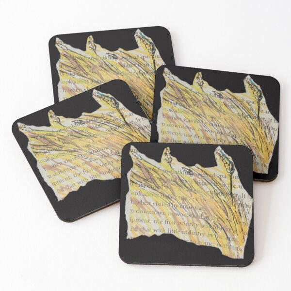 Item preview, Tall grass on book page designed and sold by TheMenagerieM.