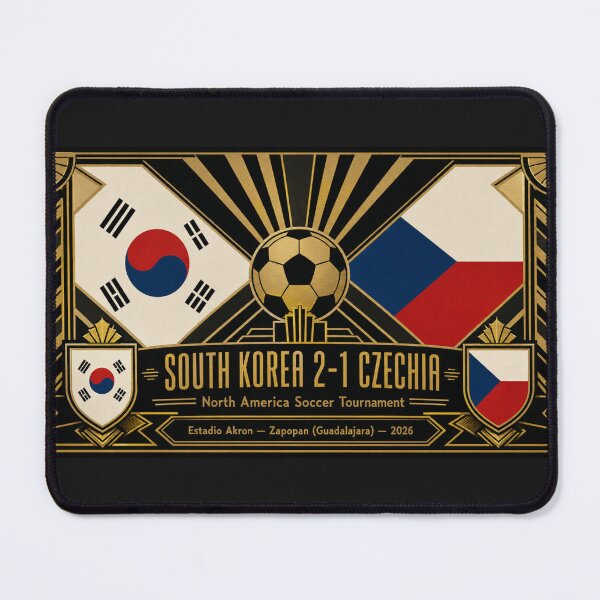 Item preview, South Korea vs Czechia Soccer Match designed and sold by BrickByDream.