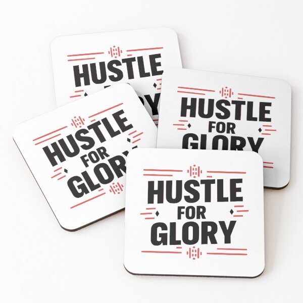 Item preview, ​Hustle For Glory Inspiring Design designed and sold by ZenithPrints15.