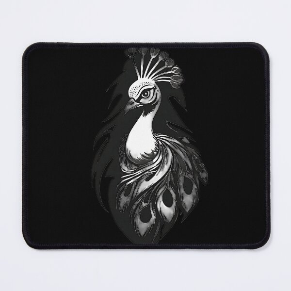 Item preview, Tribal Peacock Head Stencil Art designed and sold by UrbanPrts.