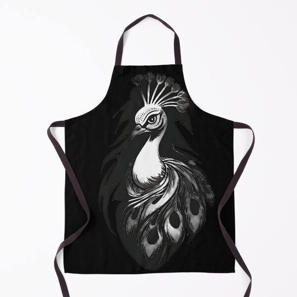 Item preview, Tribal Peacock Head Stencil Art designed and sold by UrbanPrts.