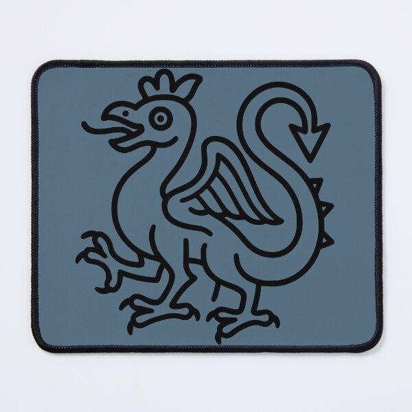 Item preview, Medieval Basilisk Sigil — Fantasy Heraldry Beast Mythical Creature Art designed and sold by Amplify-n-Co.