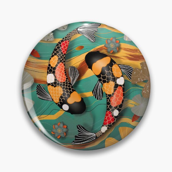 Item preview, Koi Watergarden Jade designed and sold by Karin Taylor.