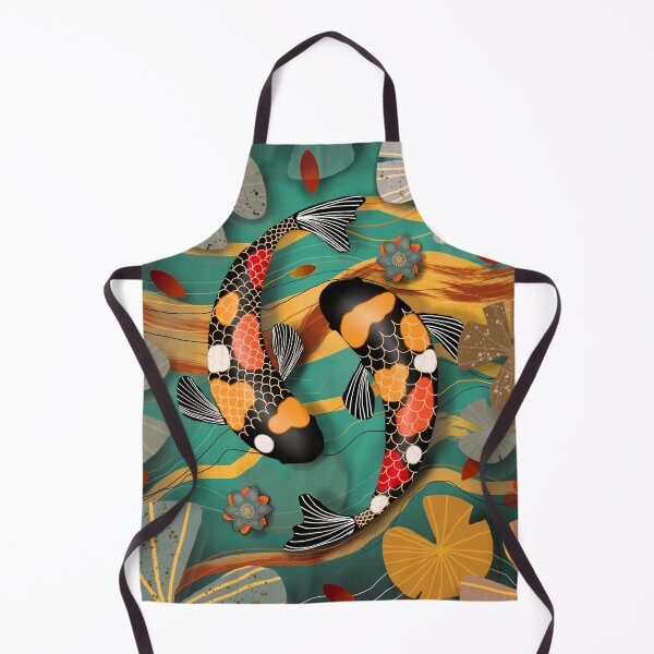 Item preview, Koi Watergarden Jade designed and sold by Karin Taylor.