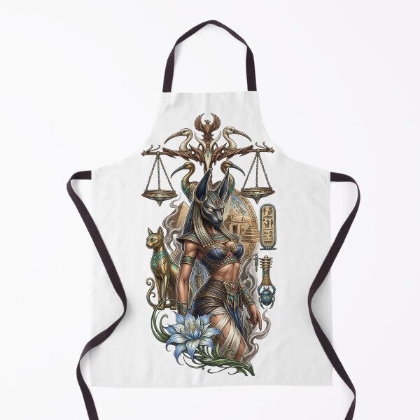 Item preview, Female Anubis Goddess | Ancient Egyptian Mythology and Sacred Symbols Art designed and sold by Queen Cleopatra.