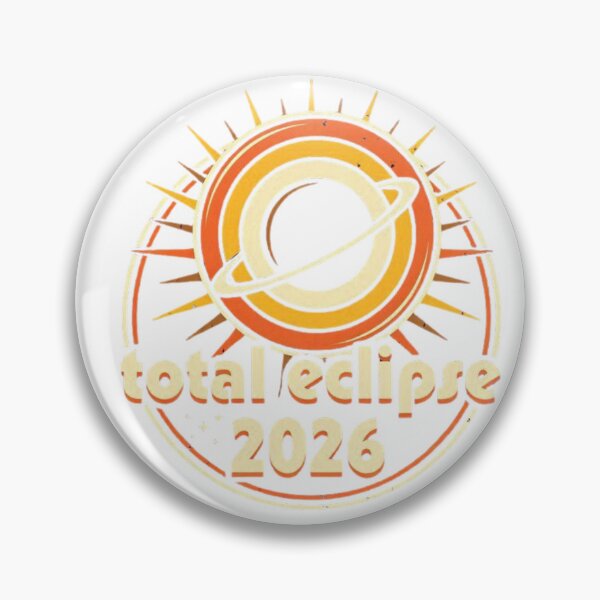 Item preview, Total Solar Eclipse 2026 Retro Vintage Path of Totality designed and sold by Print Loft.