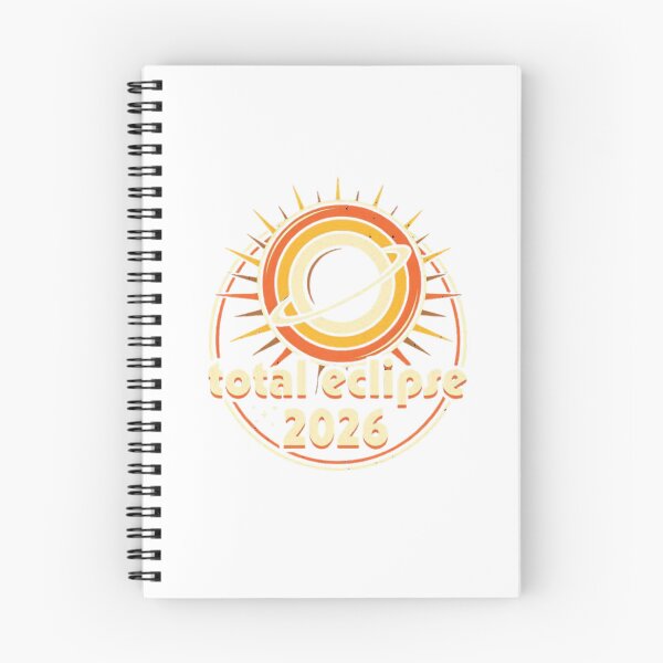 Item preview, Total Solar Eclipse 2026 Retro Vintage Path of Totality designed and sold by Print Loft.