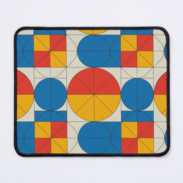 Item preview, Bold Bauhaus Geometric Pattern | Primary Colour Circle Seamless Repeat designed and sold by Midnight Veil Designs.
