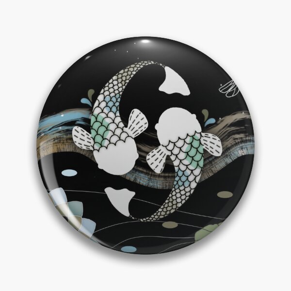 Item preview, Yin Yang Zen Lucky Koi Fish Mandala designed and sold by Karin Taylor.