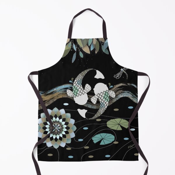 Item preview, Yin Yang Zen Lucky Koi Fish Mandala designed and sold by Karin Taylor.