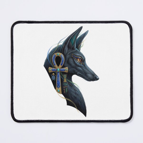Item preview, Anubis God of the Afterlife Ancient Egyptian Jackal Guardian Mythology Art designed and sold by Queen Cleopatra.