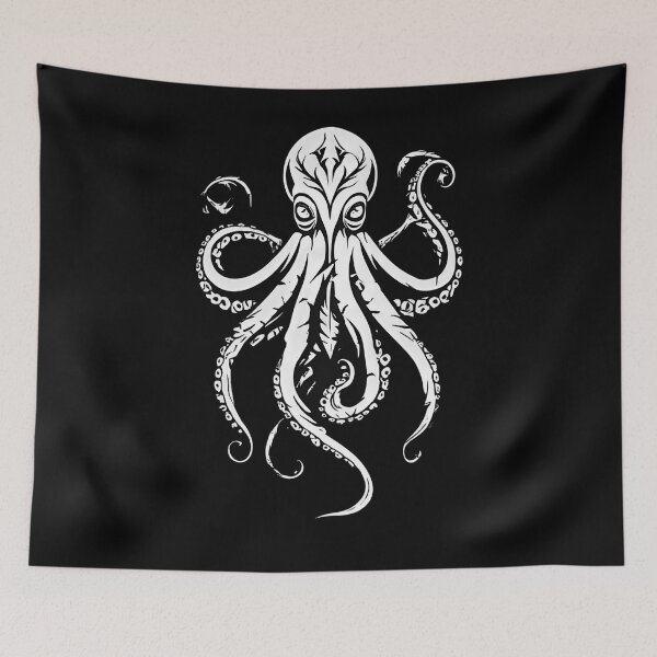 Item preview, Intricate Octopus Sketch Marine Life designed and sold by UrbanPrts.