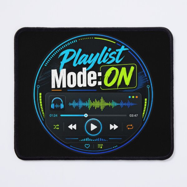 Item preview, Playlist Mode On Neon Music Player designed and sold by Sketchlegacy.