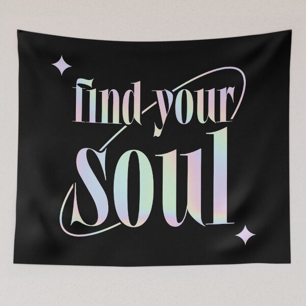 Item preview, find your soul holographic - streetwear designed and sold by XIOMOS.