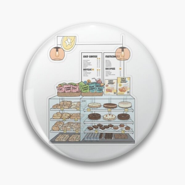 Item preview, Small Coffee Shop designed and sold by Sketch the Horizon.