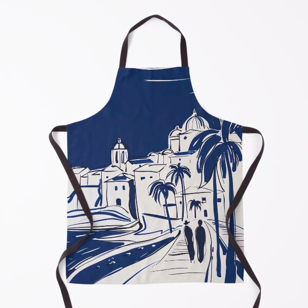 Item preview, Cagliari, Italy - Blue Abstract Art designed and sold by shadow-bloom.