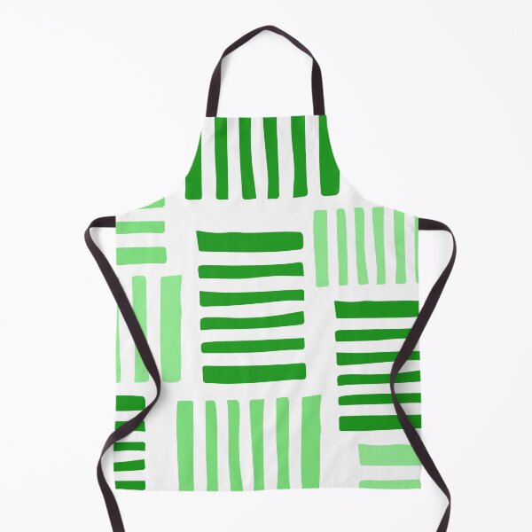 Item preview, Green And Lime Scatter Line Pattern On White designed and sold by DEC02.