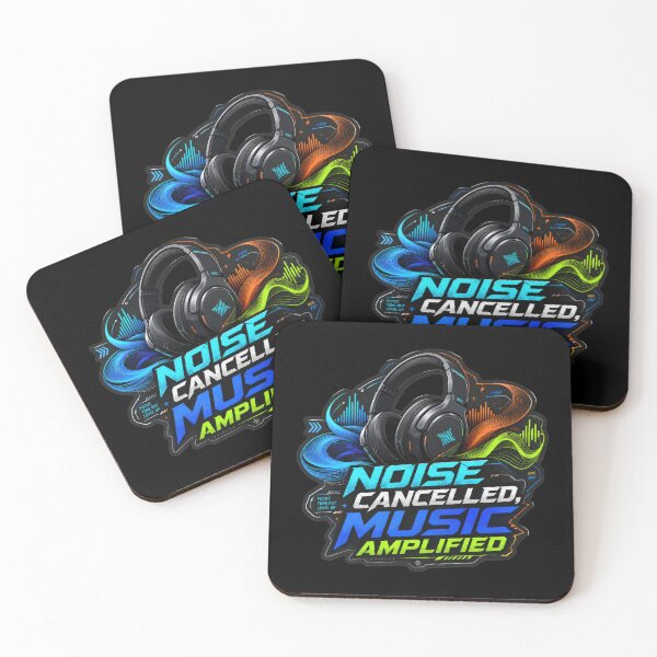 Item preview, Noise Canceled Music Amplified Headphones  designed and sold by Sketchlegacy.