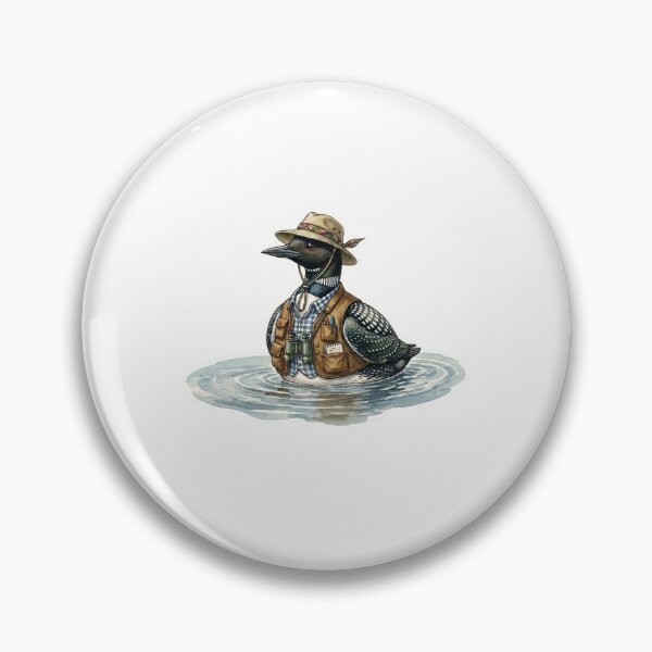 Item preview, Bird Nerd Loon - Cute Watercolor Birdwatching designed and sold by Ink & Void Co..