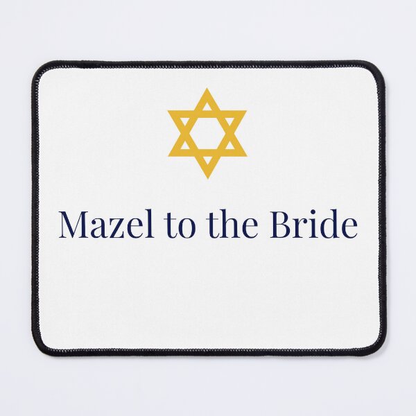 Item preview, Mazel To The Bride Shirt, Jewish Bachelorette Party Tee, Star of David Bridal Tank Top designed and sold by IDoCrewCo..