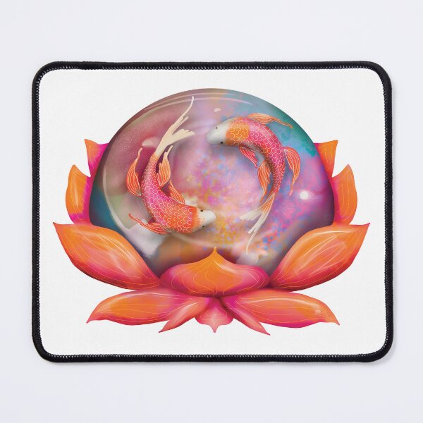 Item preview, Zen Lotus Koi Fish Pond designed and sold by Karin Taylor.