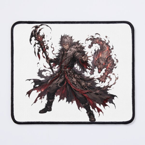 Item preview, Ashen Wolf Pyromancer designed and sold by jgvisualarts.