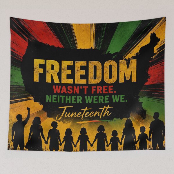 Item preview, Juneteenth - Freedom Wasn’t Free. Neither Were We. (#0302H003JU) designed and sold by SarVonne Serenity Moments.