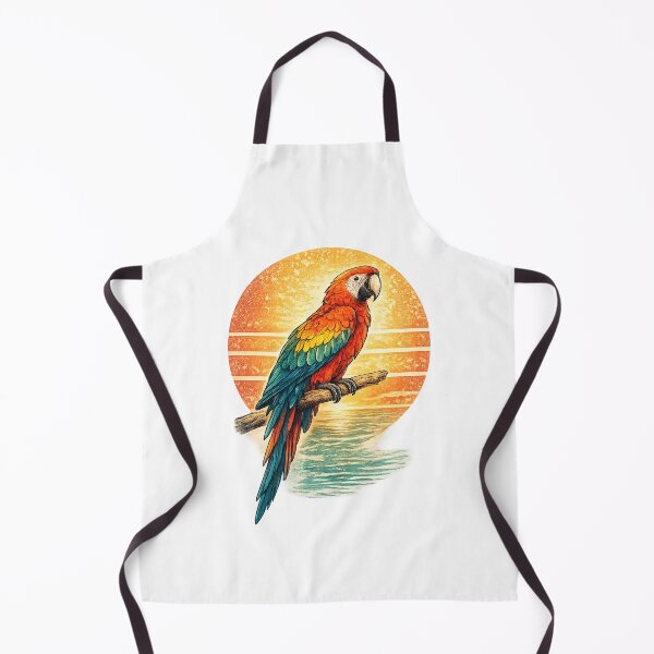 Item preview, Scarlet macaw at Sunset Paradise in Florida Tropical Parrot designed and sold by piketo.