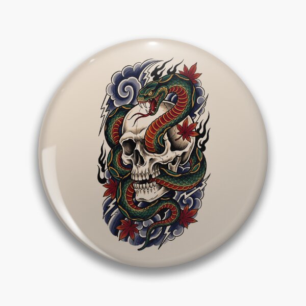 Item preview, Serpent Skull Omen designed and sold by Irezumiya.