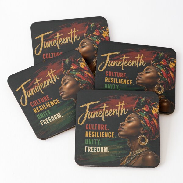Item preview, Juneteenth - Culture. Resilience. Unity. Freedom. (#0302H001JU) designed and sold by SarVonne Serenity Moments.