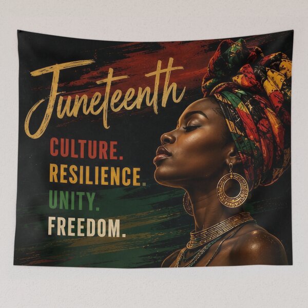 Item preview, Juneteenth - Culture. Resilience. Unity. Freedom. (#0302H001JU) designed and sold by SarVonne Serenity Moments.