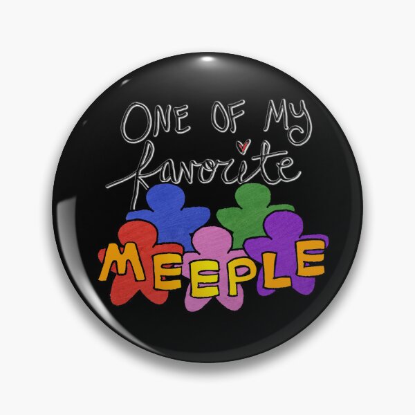Item preview, One of My Favorite Meeple (Dark Backgrounds) designed and sold by E-B-Designs.