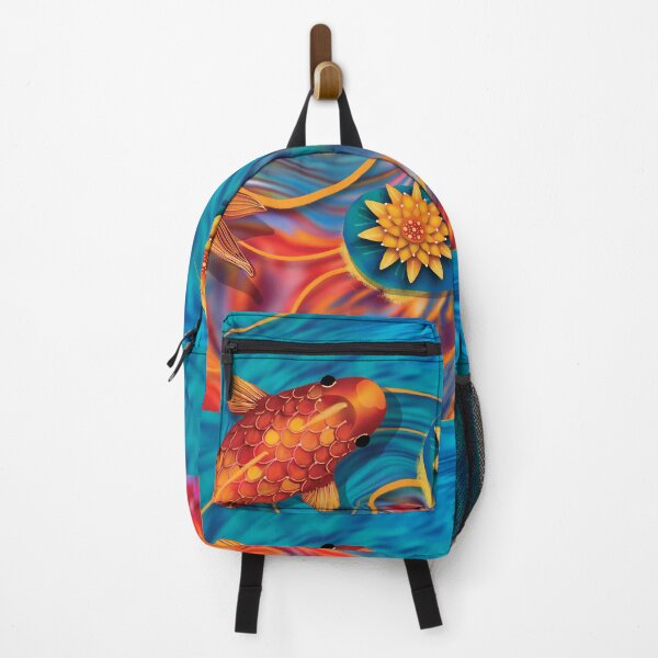 Item preview, Fire and Water Lotus Koi Fish designed and sold by Karin Taylor.
