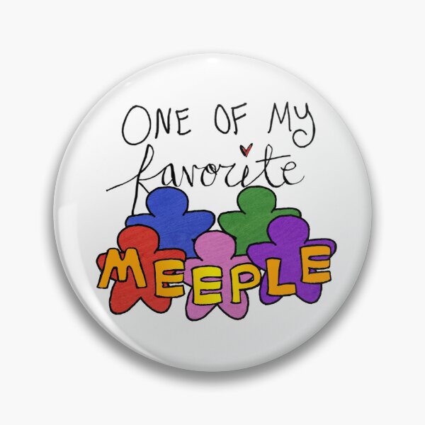 Item preview, One of My Favorite Meeple (Light Backgrounds) designed and sold by E-B-Designs.