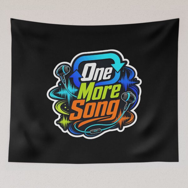 Item preview, One More Song Earbuds Repeat Music designed and sold by Sketchlegacy.