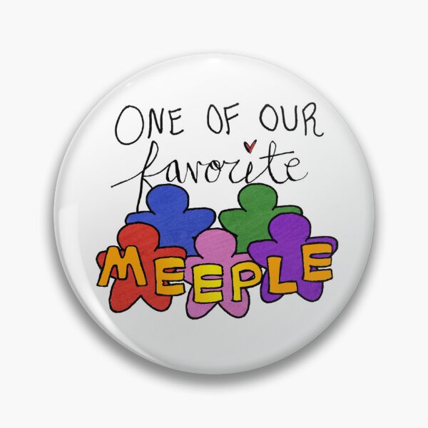 Item preview, One of Our Favorite Meeple (Light Backgrounds) designed and sold by E-B-Designs.