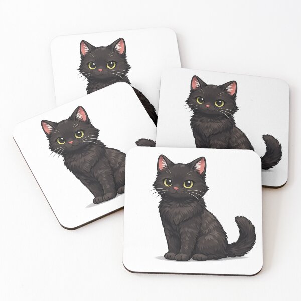 Item preview, Black Cat Sitting designed and sold by Wild Horizon Studio.