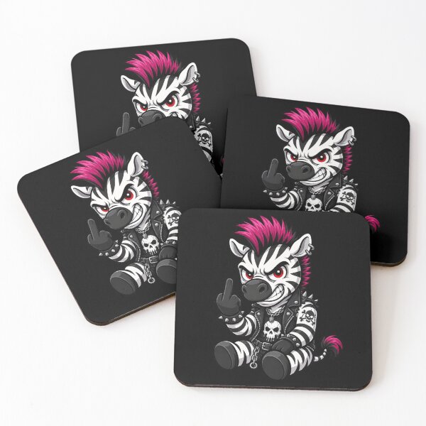 Item preview, Middle Finger Rebellious Zebra designed and sold by pUNKnown.