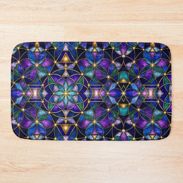 Item preview, Sacred Geometry Stained Glass Mandala designed and sold by Dresut.
